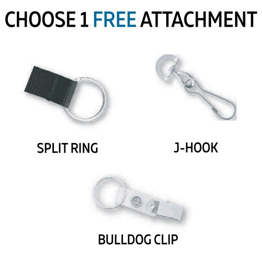 Sublimation Lanyards 13mm Attachments